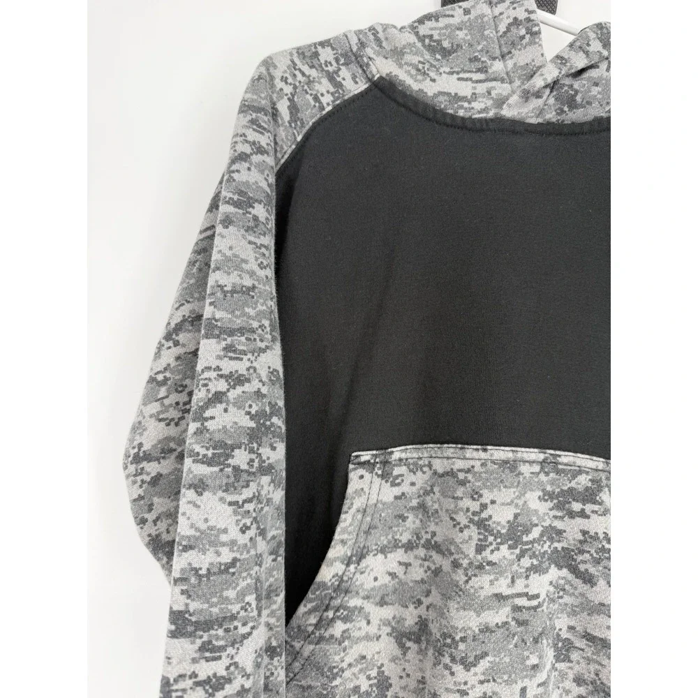 Ariat Boys Hoodie XS 7 Black Camo Flag Western Tactical Outdoor Rustic Americana